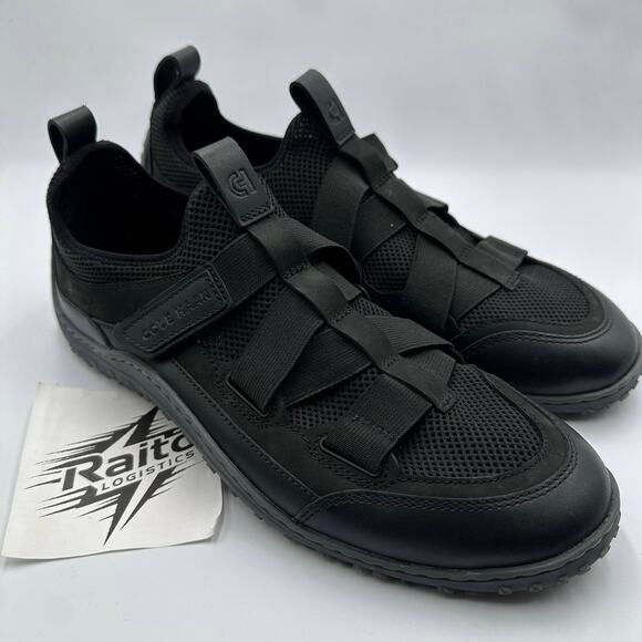 Mens Size 10 Cole Haan Sneakers Grand 360 tidetrek monk Hook & Loop Black C41903 main image 4